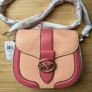 NWT Coach Georgie Saddle Bag Crossbody